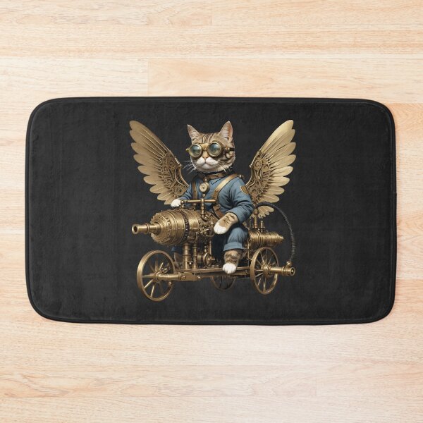 Item preview, Adventurous Steampunk Cat, ideal gift designed and sold by Indoni.