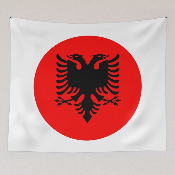 Item preview, Albania Flag designed and sold by USEFULART-Shop.