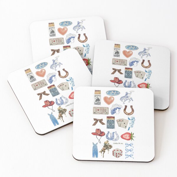 Item preview, Blue Pony Club Tiled Pattern designed and sold by Mowgv.