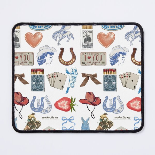 Item preview, Blue Pony Club Tiled Pattern designed and sold by Mowgv.