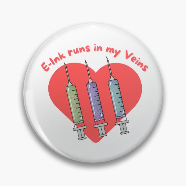 Item preview, E-Ink runs in my Veins designed and sold by The Angry Artist Store.