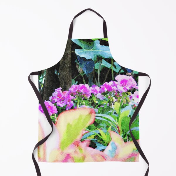Item preview, Vibrant watercolor illustration of blooming garden flowers designed and sold by GestaltImagery.