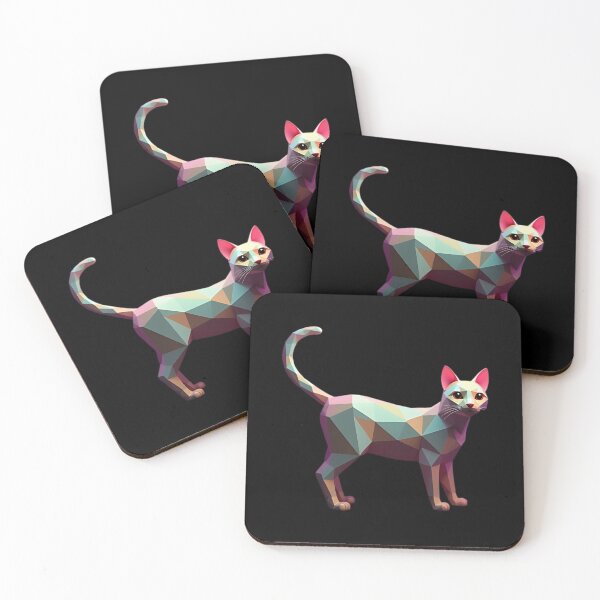 Item preview, Geometric Cat Art designed and sold by macadolie.