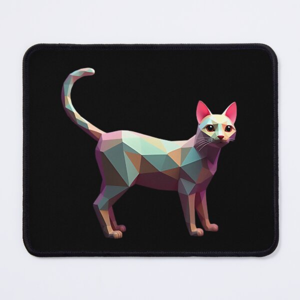 Item preview, Geometric Cat Art designed and sold by macadolie.