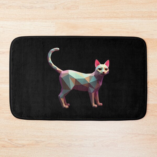 Item preview, Geometric Cat Art designed and sold by macadolie.
