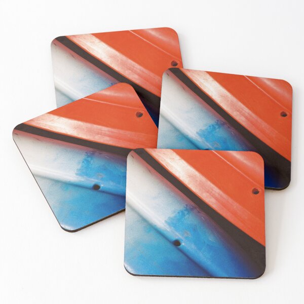 Item preview, Blue and Red Boats Analog Photography designed and sold by serranorobredo.