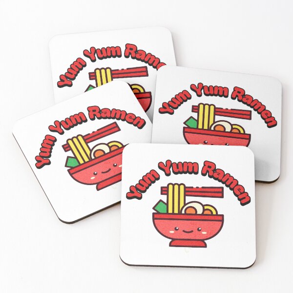 Artikelvorschau, Raman-Schüssel im Kawaii-Stil – Yum Yum Ramen entworfen und verkauft von Double7Designs.