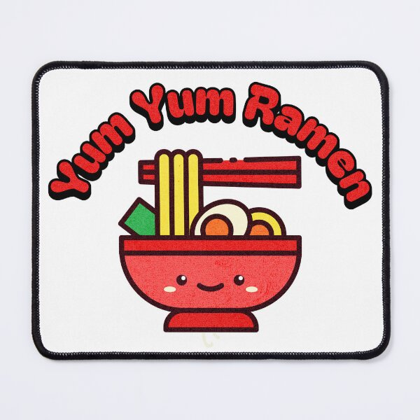 Artikelvorschau, Raman-Schüssel im Kawaii-Stil – Yum Yum Ramen entworfen und verkauft von Double7Designs.