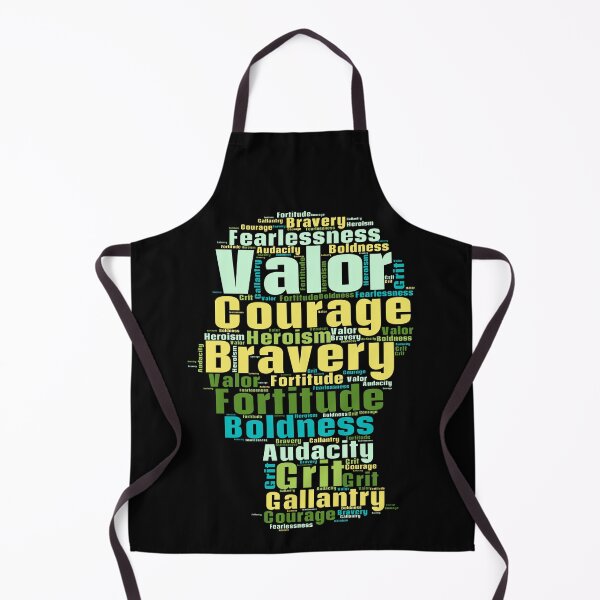 Item preview, A Colorful Word Cloud With The Descriptions of a Courage designed and sold by TymekStore.