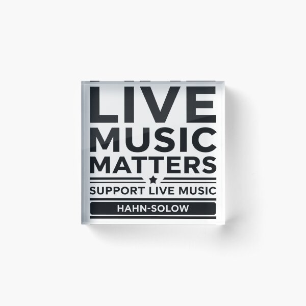 Item preview, Live Music Matters designed and sold by HahnSolow.