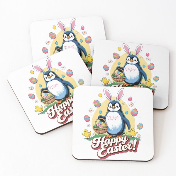 Item preview, Happy Easter, Little Penguin! designed and sold by postprocess.