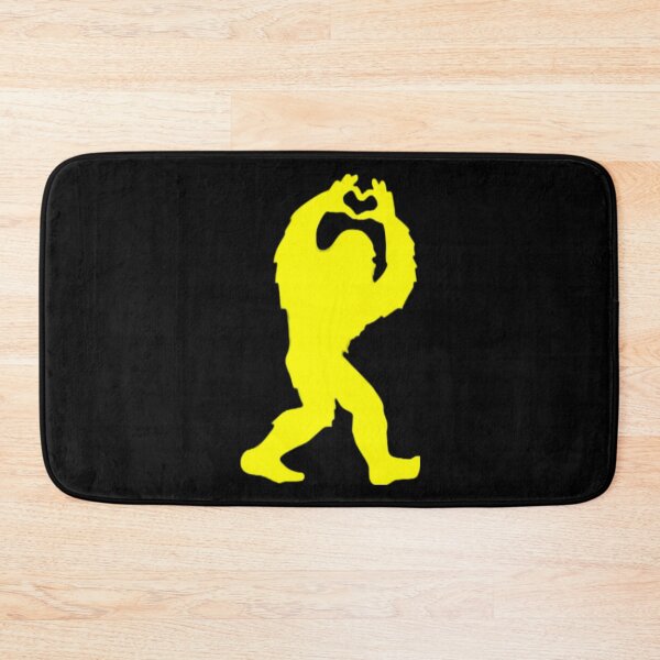Item preview, Bigfoot Sasquatch Yellow Heart Hands designed and sold by SteezeeStore.