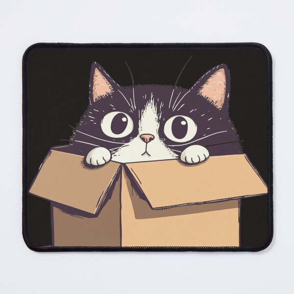 Item preview, a kitten sticking out of a box designed and sold by ascysko.