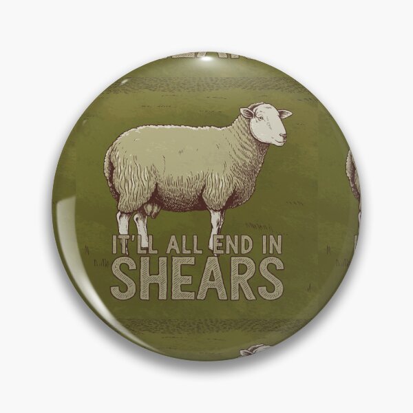 Item preview, All End In Shears - Sheep Shearing Word Play 001 designed and sold by TeesYouWant.