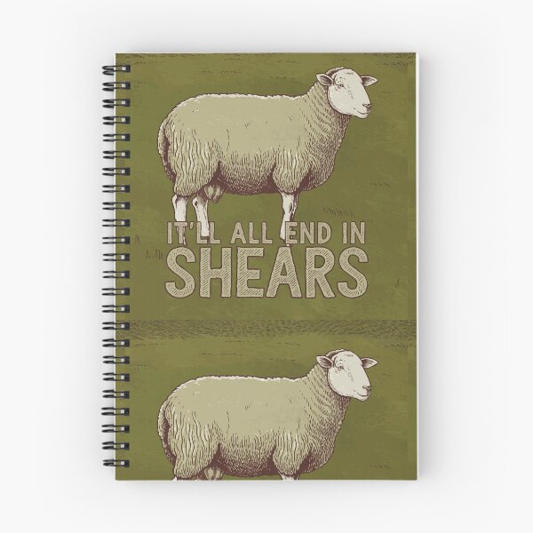 Item preview, All End In Shears - Sheep Shearing Word Play 001 designed and sold by TeesYouWant.
