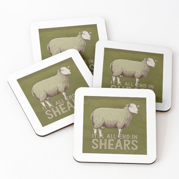 Item preview, All End In Shears - Sheep Shearing Word Play 001 designed and sold by TeesYouWant.