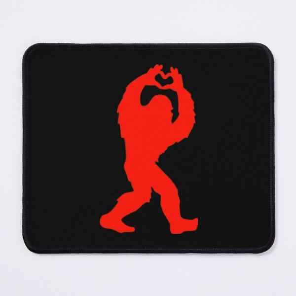 Item preview, Bigfoot Sasquatch Red Heart Hands  designed and sold by SteezeeStore.