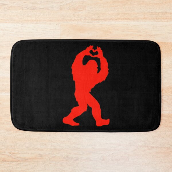 Item preview, Bigfoot Sasquatch Red Heart Hands designed and sold by SteezeeStore.