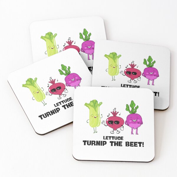 Item preview, Lettuce turnip the beet - Funny Puns designed and sold by mimiscreativity.