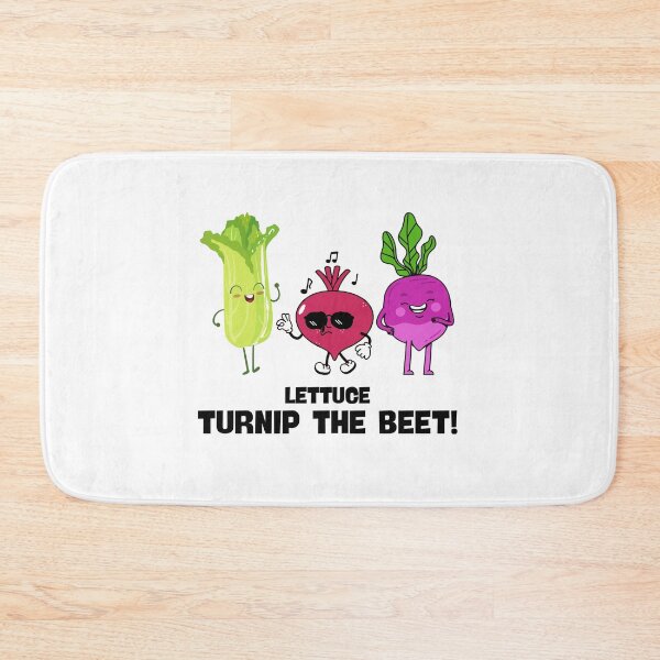 Item preview, Lettuce turnip the beet - Funny Puns designed and sold by mimiscreativity.