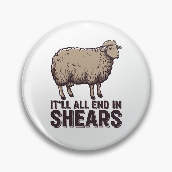Item preview, All End In Shears - Sheep Shearing Word Play 002 designed and sold by TeesYouWant.