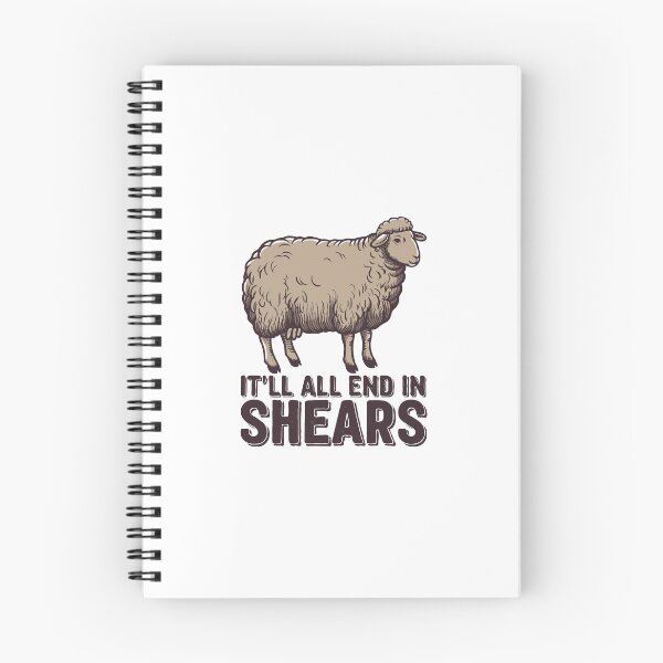 Item preview, All End In Shears - Sheep Shearing Word Play 002 designed and sold by TeesYouWant.