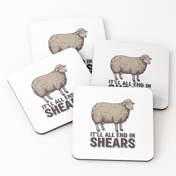 Item preview, All End In Shears - Sheep Shearing Word Play 002 designed and sold by TeesYouWant.