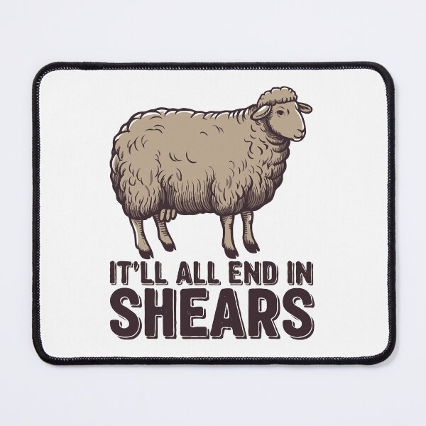 Item preview, All End In Shears - Sheep Shearing Word Play 002 designed and sold by TeesYouWant.