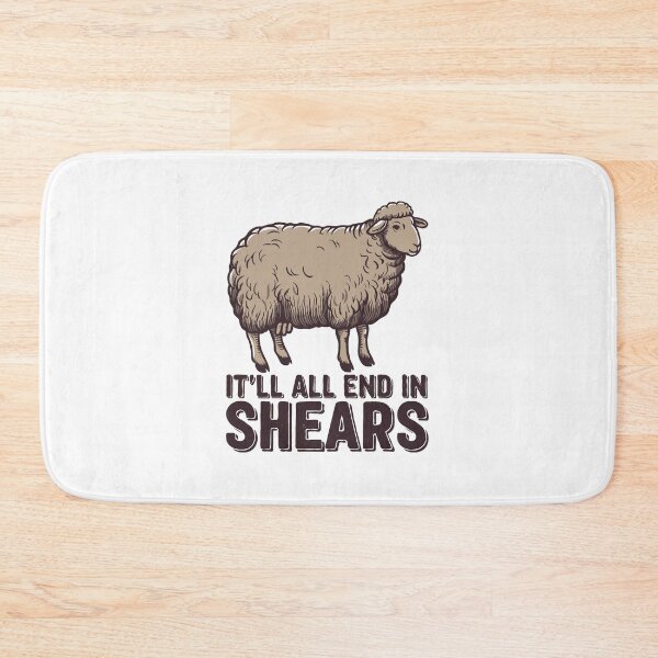 Item preview, All End In Shears - Sheep Shearing Word Play 002 designed and sold by TeesYouWant.