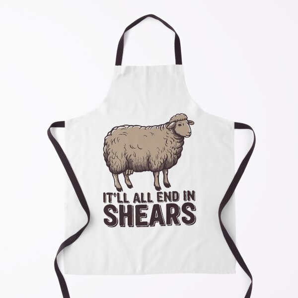 Item preview, All End In Shears - Sheep Shearing Word Play 002 designed and sold by TeesYouWant.