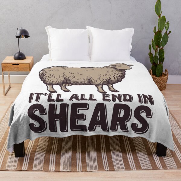 Item preview, All End In Shears - Sheep Shearing Word Play 002 designed and sold by TeesYouWant.