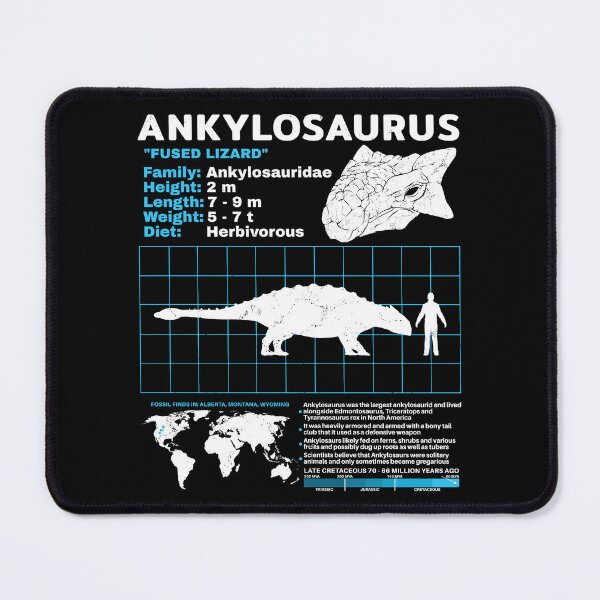 Item preview, Ankylosaurus Fact Sheet designed and sold by NicGrayGraphic.