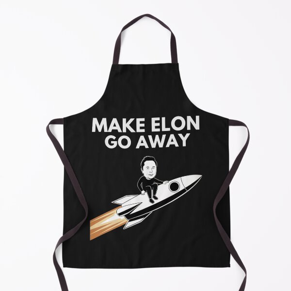 Item preview, Make Elon Go Away Space Rocket Anti-Elon Anti-Elon Musk designed and sold by Anniko Art Studio.