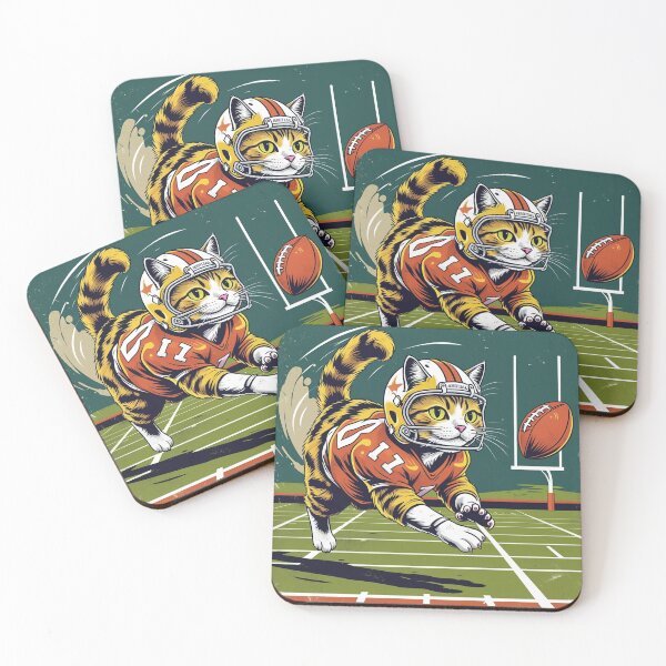 Item preview, Gridiron Cat: Feline Football Champion designed and sold by ColorVibre.