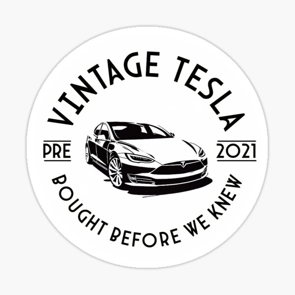 Item preview, Vintage Tesla bumper sticker designed and sold by frozencoco.