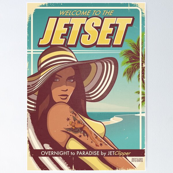 Item preview, Welcome To The Jet Set designed and sold by DevlishStudios.