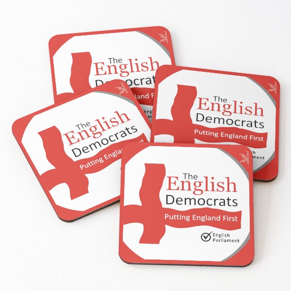 Item preview, English Democrats Party United Kingdom Logo designed and sold by Beluga Cat.