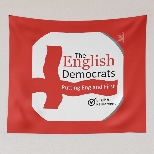 Item preview, English Democrats Party United Kingdom Logo designed and sold by Beluga Cat.