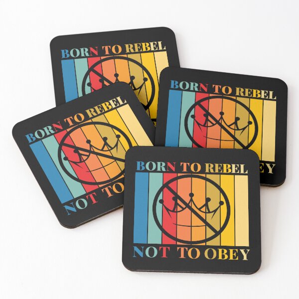 Item preview, No Kings - Born to Rebel, Not to Obey designed and sold by DARK_NOVA.