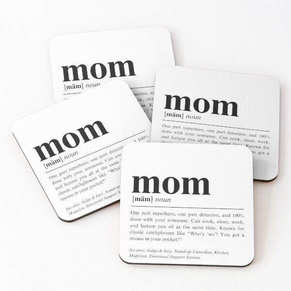 Item preview, Funny Mom Definition Print - Sarcastic Mother’s Day Gift for Mom designed and sold by melsbtw.