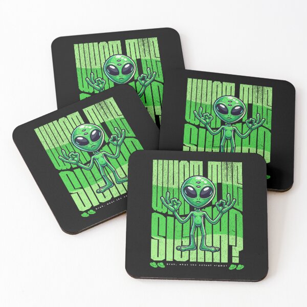 Item preview, Funny Gen Alpha Slang What the Sigma Alien UFO Funny Slang designed and sold by chrisrivait.