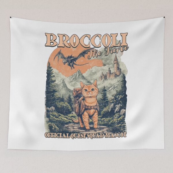 Item preview, Broccoli The Fierce Quest Squad Fourth Wing Inspired designed and sold by VirgilPeck.