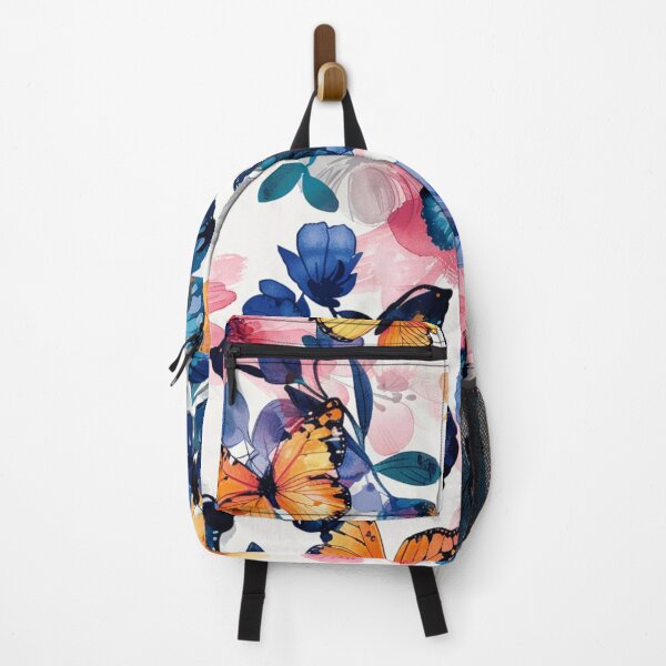 Item preview, Colorful blue butterfly pattern- Aesthetic insect cottagecore wildlife designed and sold by cocomelon168.