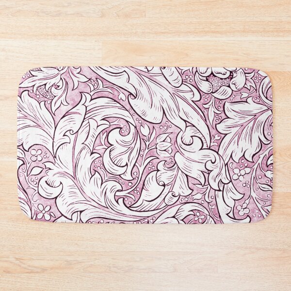 Item preview, Rose Pink Baroque Ornate Foliage  designed and sold by Pixelchicken.