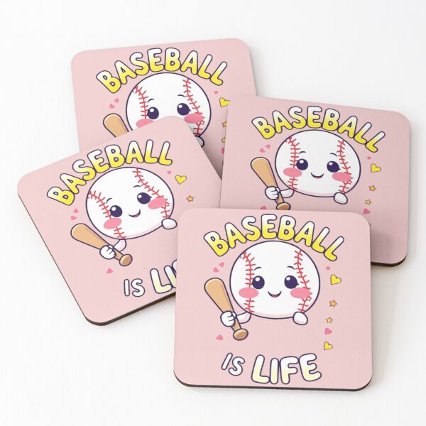 Item preview, Baseball is Life – Cute Kawaii Baseball Design designed and sold by PixelMuse2024.
