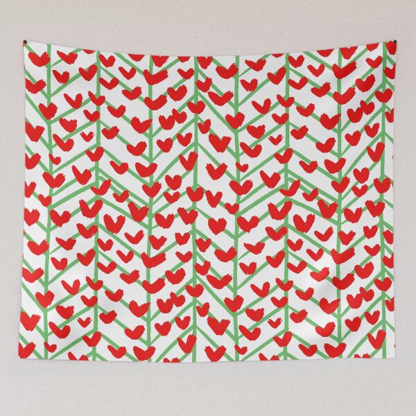 Item preview, Mexico love, red, white, and green flag colors, doodle design designed and sold by dulceguavashop.