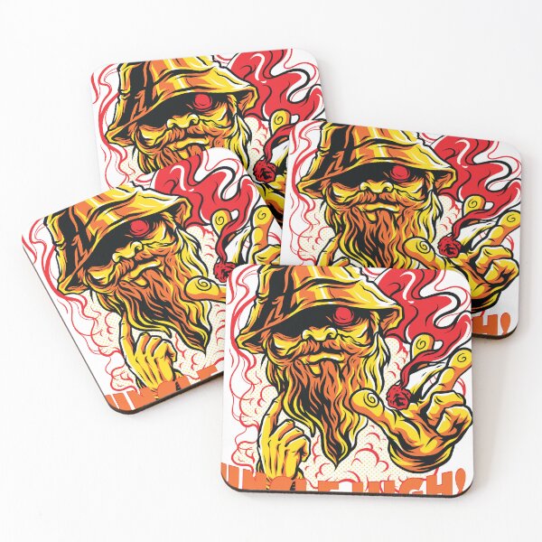 Item preview, Illustration of Uncle High with Flame Effects designed and sold by Richstd.