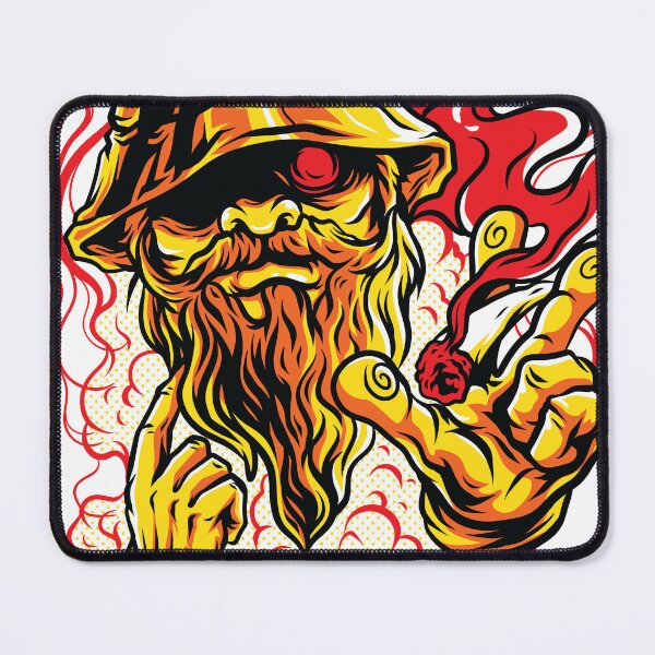 Item preview, Illustration of Uncle High with Flame Effects designed and sold by Richstd.