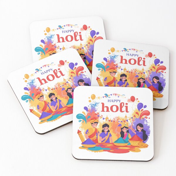 Item preview, Holi Hai! Fun & Bright Colour Burst Sticker for Celebration designed and sold by InevitableAum.