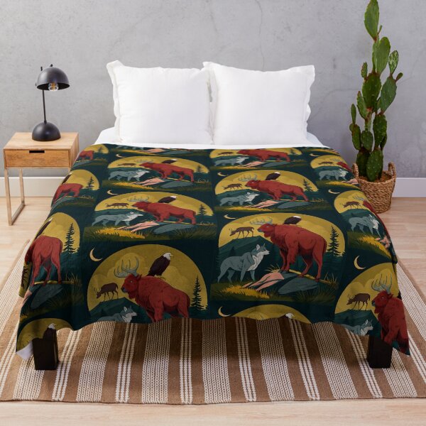 Item preview, American Wildlife Illustrations Animal Art Nature Creature designed and sold by ART ATTACK ZONE.